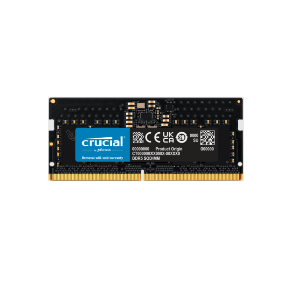 CT16G48C40S5 - 16GB DDR5-4800 SODIMM CL40 (16Gbit)