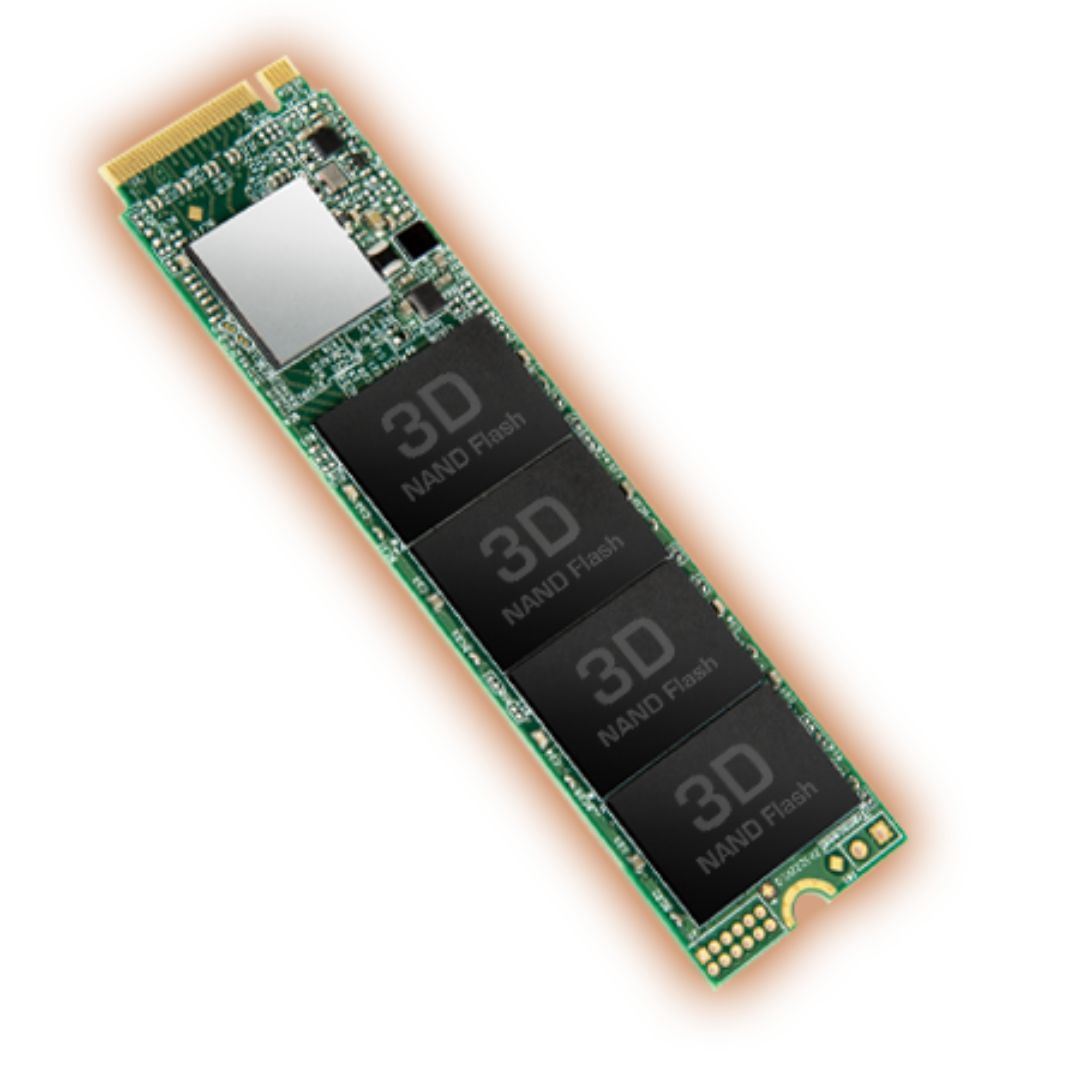Transcend 1TB, M.2 2280, PCIe, M-Key, 3D TLC, DRAM-less
