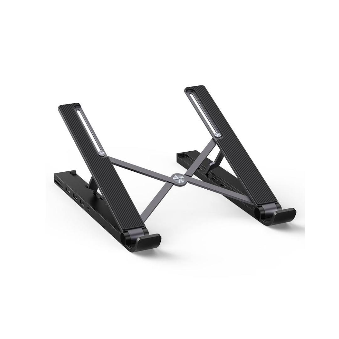 Foldable 5 IN 1 Laptop Stand Docking Station（Height adjustment）