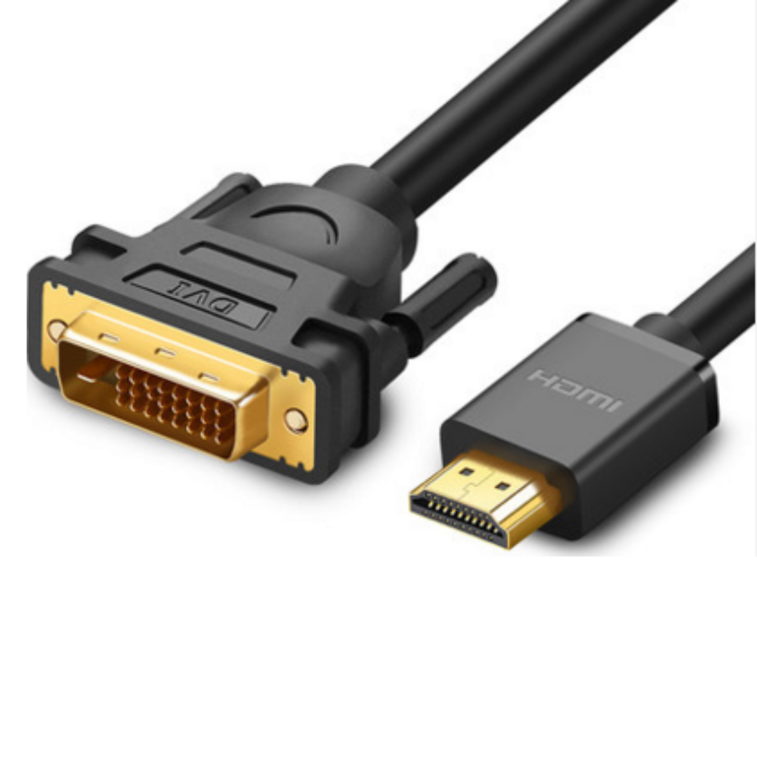 HDMI Male To DVI(24+1) Round Cable HD106