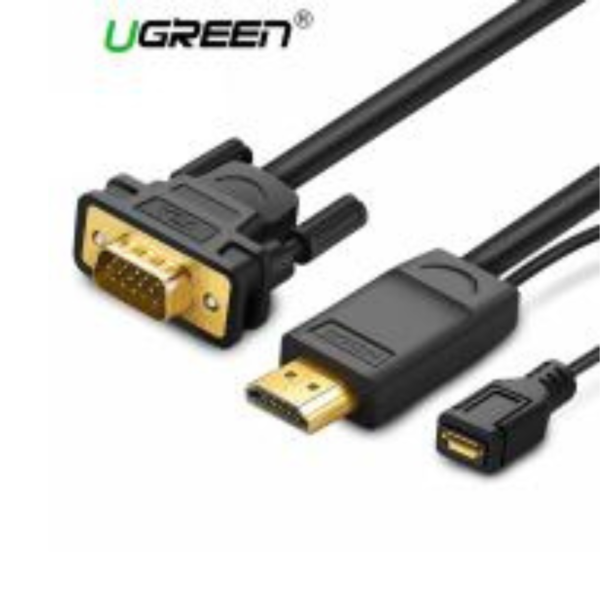 HDMI To VGA Converter Round Cable MM101