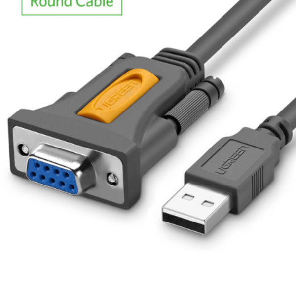USB 2.0 A To DB9 RS-232 Female Adapter Cable CR104